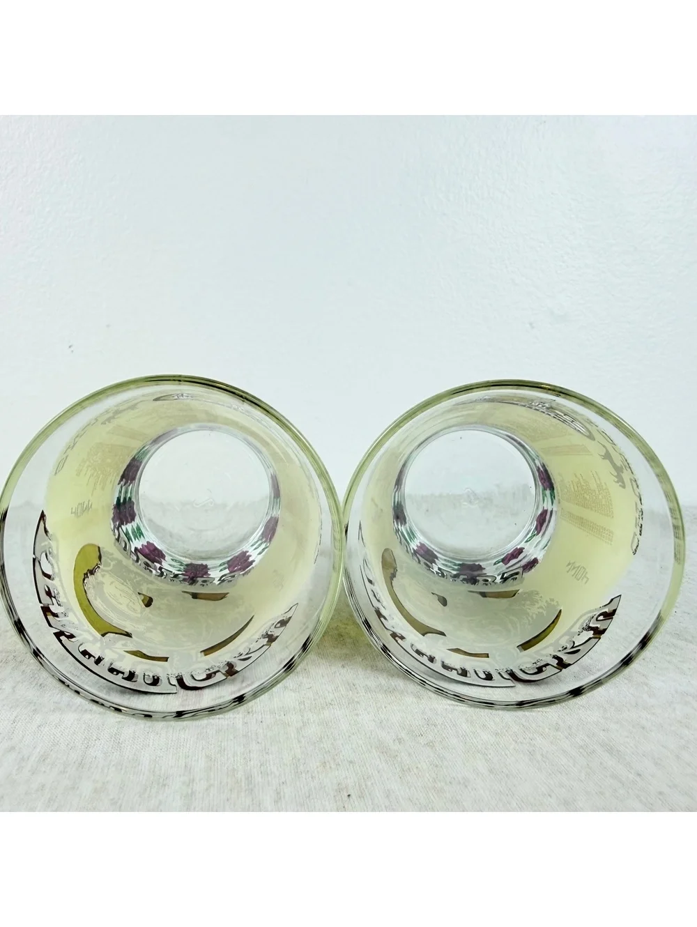 Set of 2 Vintage 1977 Kentucky Derby 103 Mint Julep Glasses Churchill Downs